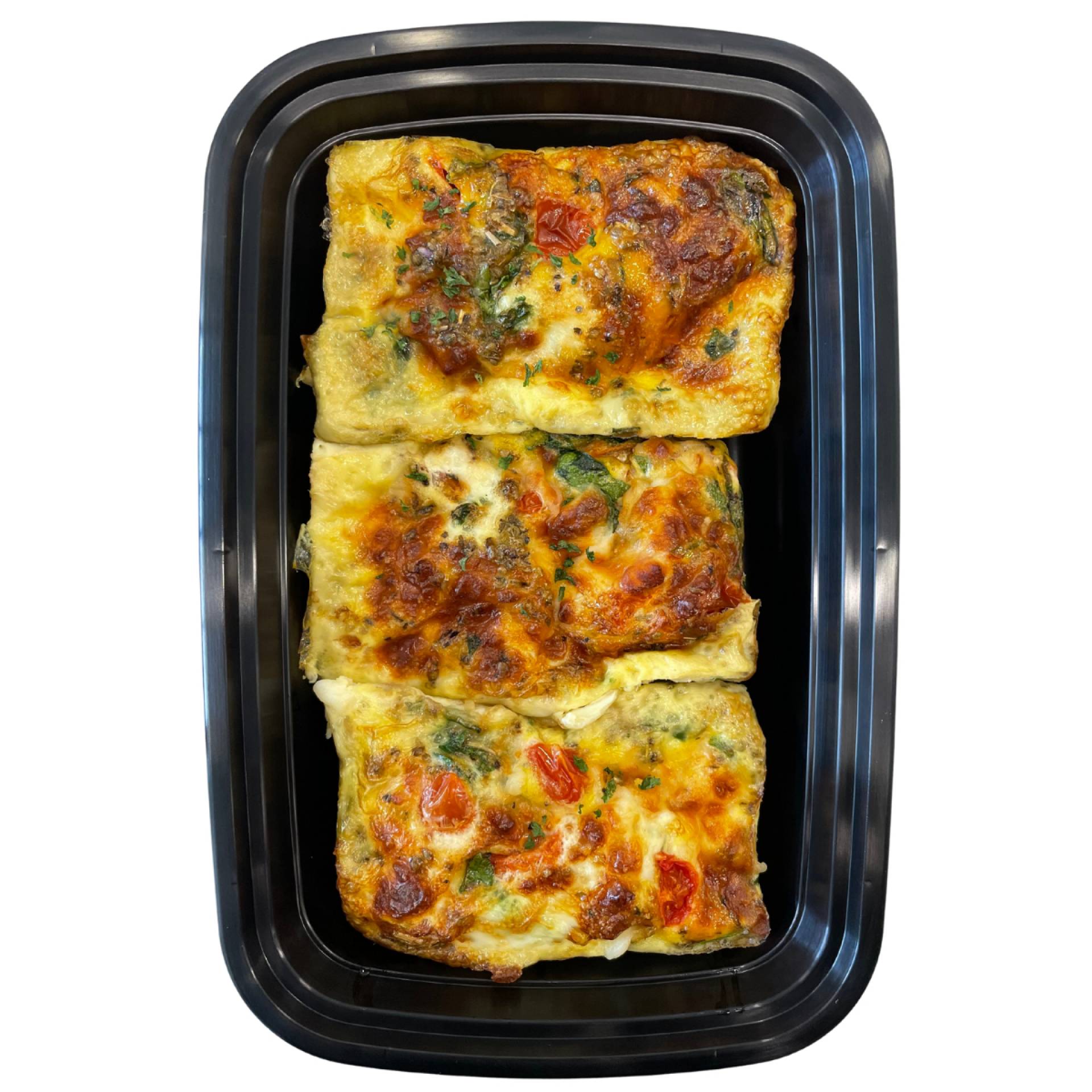 Spinach Breakfast Egg Bars