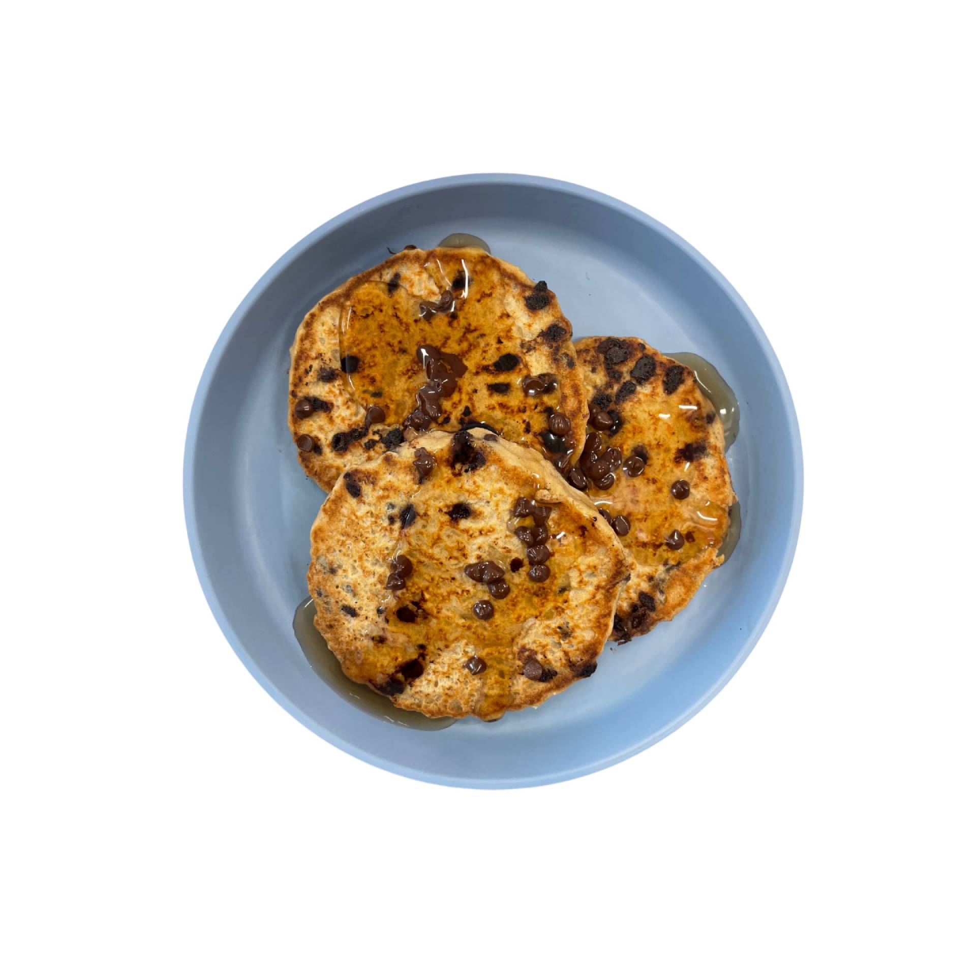 Chocolate Chip Protein Pancakes